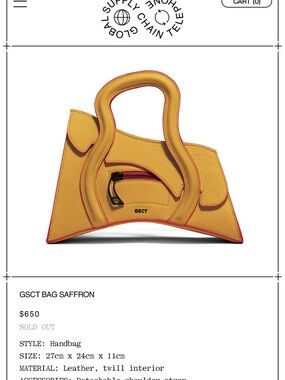 GSCT bag Saffron - Yellow